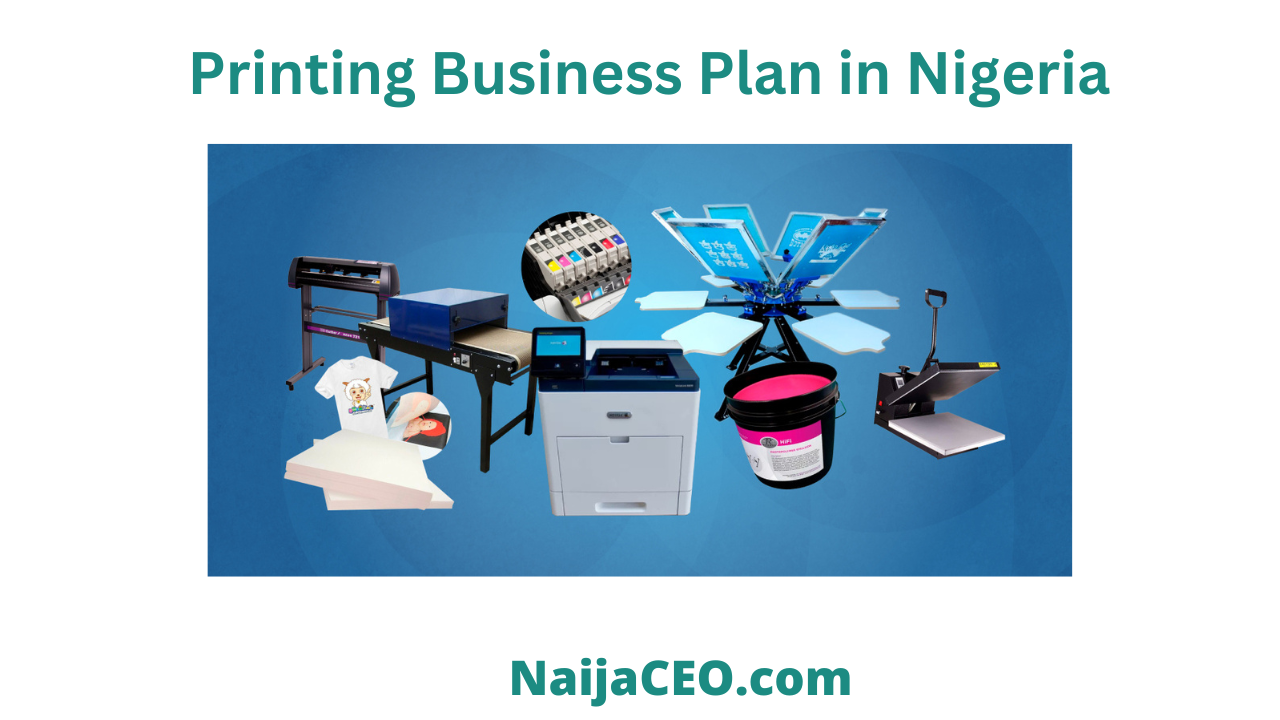 Printing Press Business Plan in Nigeria