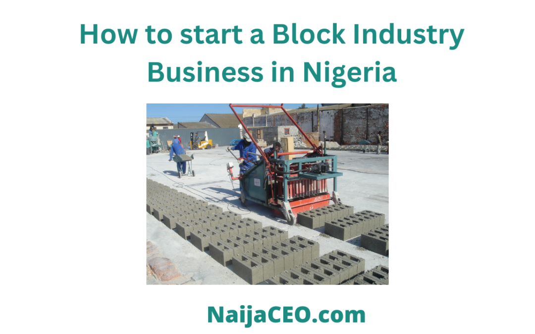 Complete Guide How to Start a Block Industry Business in Nigeria
